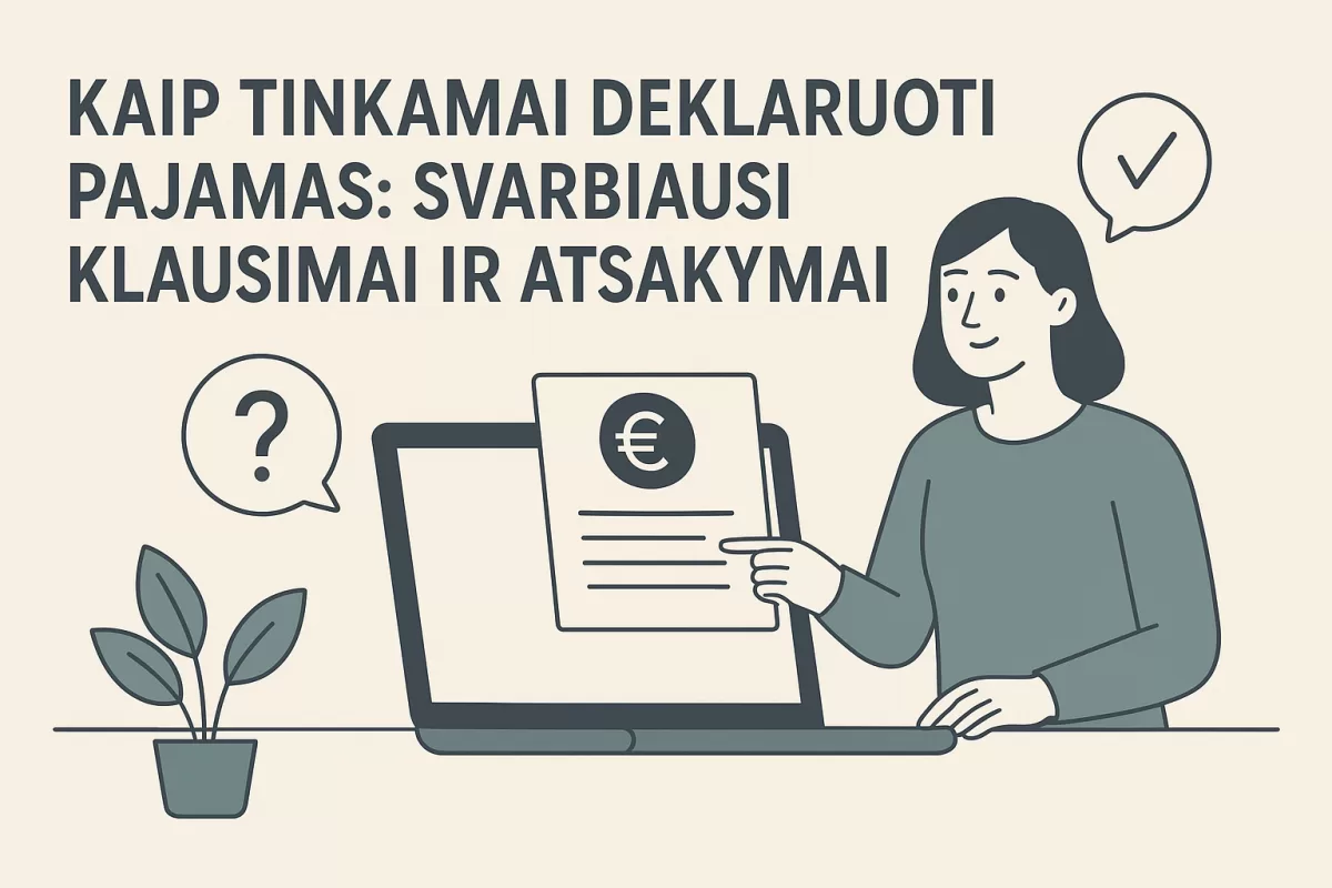 Pajamų deklaravimas 2025