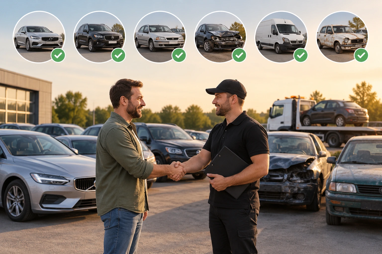 Kokius automobilius galima parduoti supirkėjui